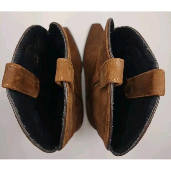 Laredo Women's Sz 7.5 Brown Sueded Leather Cowgirl Western Boots 2.5" Heel EUC - Picture 12 of 16